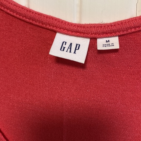 GAP V-Neck Slub Tank Blouse - Medium - Picture 4 of 4